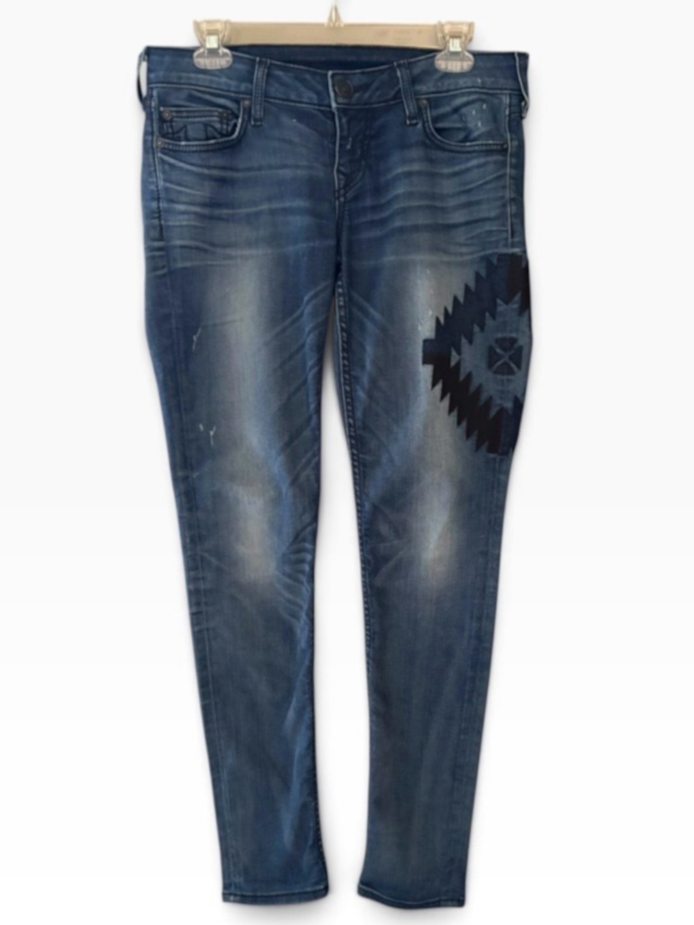 TRUE RELIGION STELLA AZTEC EMBELLISHED WOMEN’S JEANS SIZE 29